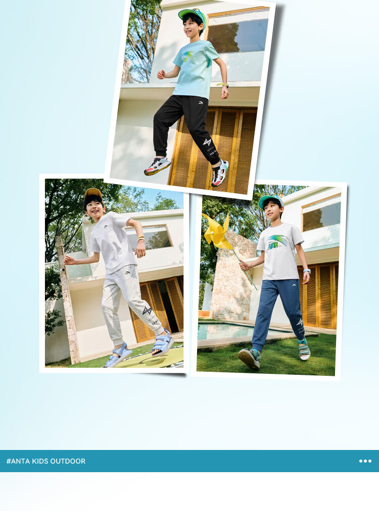 Anta Kids Boys Shorts 2026 Summer Loose Comfortable Breathable Sports Shorts A52627705 4